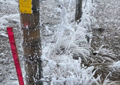 benchmark land surveyors wind rain snow